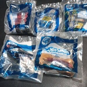 5 HOT WHEELS   McDonald's set # 1 #2 #3 #5 #6 New in package